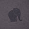 Dingbats A6 Pocket Wildlife Grey Elephant Notebook - Graphed