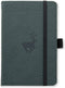 Dingbats A6+ Wildlife Green Deer Reporter Notebook - Graphed