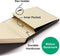 Dingbats A6+ Wildlife Green Deer Reporter Notebook - Lined
