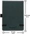 Dingbats A6+ Wildlife Green Deer Reporter Notebook - Plain