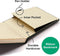 Dingbats A6+ Wildlife Green Deer Reporter Notebook - Plain