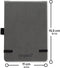Dingbats A6+ Wildlife Grey Elephant Reporter Notebook - Plain