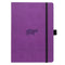 Dingbats* Notitieboek A5+ Wildlife Purple Hippo - Gelinieerd
