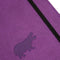 Dingbats* Notitieboek A5+ Wildlife Purple Hippo - Gelinieerd