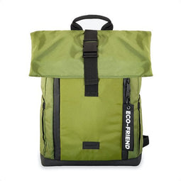 Dingbats* Rolltop Rugzak 25l - Geschikt voor 15" Laptop - Gemaakt van Gerecyclede Flessen - Stijlvol en Duurzaam