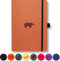 Dingbats* Wildlife A5 Notitieboek - Brown Bear Stippen - Bullet Journal met 100 gsm Inktvrij Papier - Schetsboek met Harde Kaft, Binnenvak, Elastische Sluiting en Bladwijzer