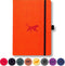 Dingbats* Wildlife A5 Notitieboek - Orange Tiger Stippen - Bullet Journal met 100 gsm Inktvrij Papier - Schetsboek met Harde Kaft, Binnenvak, Elastische Sluiting en Bladwijzer