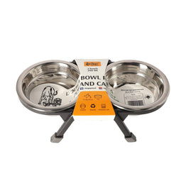 DINGO bowls on stand - bowl for dogs and cats - 2 x 240 ml