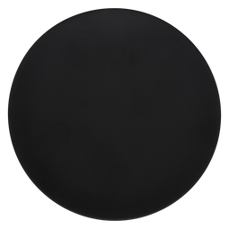 Dinner plate Rhode Ø13 cm / Black