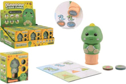 Dino 100x sticker met stamper