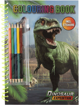 Dino Kleurboek met Potloden