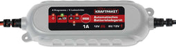 Dino KRAFTPAKET acculader 6/12V 1A + ring - Batterijen & laders