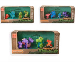 Dino set vrolijke dinosaurus 4-dlg 9309.