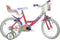 Dino Winx Club - Kinderfiets 16 Inch - van 4-6 Jaar - met Zijwieltjes - Meisjesfiets Roze