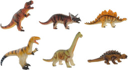 Dinosaurus DKD Home Decor Zacht (6 pcs)