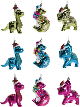 Dinosaurus Kersthanger 12cm, 27st.