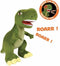 Dinosaurus Knuffel Tyrannosaurus - geluid en licht - ± 39 cm