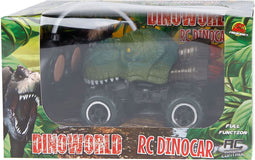 Dinoworld Dinosaurus RC Bestuurbare Auto met Licht, 12,5cm.