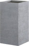 DION - Plantenbak - Grijs - 40 cm - Klei-vezelmengsel