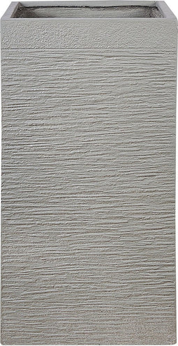 DION - Plantenbak - Lichtgrijs - 40 cm - Klei-vezelmengsel