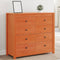 vidaXL - Dressoir - 100x40x90 - cm - massief - grenenhout - wasbruin