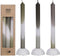 Dip Dye Candles Set 3 st. Olive/Mint