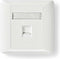 Netwerk Keystone-voorplaat - Frontplaat RJ45 - 1 poort(en) - ABS - Wit - Doos