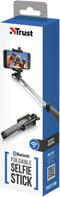 Trust 21035 - Selfiestick - Opvouwbaar met Bluetooth sluiterknop - Zilver
