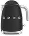 Smeg KLF03BLMEU - Waterkoker - 1,7L 2400W - Mat zwart