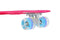 AMIGO skateboard - Met ledverlichting en ABEC 7 lagers - Roze/Blauw