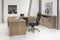 Directiebureau Chief model hoekbureau links met ladenblok 210x210cm Halifax Eiken