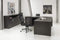 Directiebureau Chief model hoekbureau links met ladenblok 210x210cm Robson Eiken