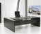 Directiebureau model hoekbureau Chief 230x172cm rechts Halifax Eiken met glazen topblad