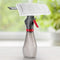 Dirt Devil 3-in-1 Raamtrekker met Sproeifunctie - Ramentrekker, Poetsdoek en Reservoir - 240ML - Grijs/Rood