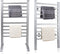 Dirt Devil Elektrische Handdoekradiator - Handdoekrek Badkamer - Wanddroogrek of als Handdoekenrek Vrijstaand - Verwarmd Droogrek IP22 Drupdicht - Wasdroogrek 10 Stangen - Wasrek - Aluminium