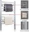 Dirt Devil Elektrische Handdoekradiator - Handdoekrek Badkamer - Wanddroogrek of als Handdoekenrek Vrijstaand - Verwarmd Droogrek IP22 Drupdicht - Wasdroogrek 10 Stangen - Wasrek - Aluminium