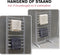 Dirt Devil Elektrische Handdoekradiator - Handdoekrek Badkamer - Wanddroogrek of als Handdoekenrek Vrijstaand - Verwarmd Droogrek IP22 Drupdicht - Wasdroogrek 10 Stangen - Wasrek - Aluminium