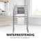 Dirt Devil Elektrische Handdoekradiator - Handdoekrek Badkamer - Wanddroogrek of als Handdoekenrek Vrijstaand - Verwarmd Droogrek IP22 Drupdicht - Wasdroogrek 10 Stangen - Wasrek - Aluminium