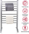 Dirt Devil Elektrische Handdoekradiator - Handdoekrek Badkamer - Wanddroogrek of als Handdoekenrek Vrijstaand - Verwarmd Droogrek IP22 Drupdicht - Wasdroogrek 10 Stangen - Wasrek - Aluminium