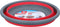 Dirt Devil Opvouwbare Emmer 8 Liter - Opvouwbare Wasteil, Wasbak en Emmer - 37 x 13,5/4,5 CM - Kunststof - Rood/Grijs