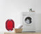 Dirt Devil Opvouwbare Wasmand - 27 L - 60 x 45 x 30 CM - Opgevouwen 10 CM hoog - Rood/ Grijs