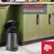 Dirt Devil Pedaalemmer 12 Liter - Afvalemmer Soft Close Mechanisme - Prullenbak met Verwijderbare Binnenbak - voor Badkamer - 27.2 x 25.5 x 40.2 cm - RVS - Zwart