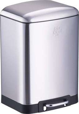 Dirt Devil Pedaalemmer 12 Liter - Prullenbak Badkamer - RVS - Zilver