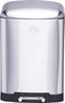 Dirt Devil Pedaalemmer 12 Liter - Prullenbak Badkamer - RVS - Zilver