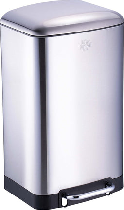 Dirt Devil Pedaalemmer 30 Liter - Prullenbak - RVS - Zilver