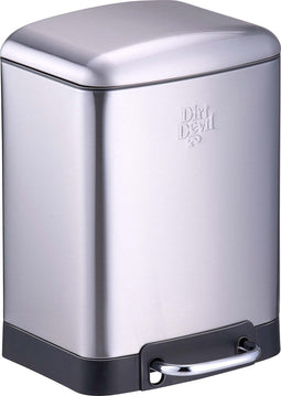 Dirt Devil Pedaalemmer 6 Liter - Prullenbak Badkamer - RVS - Zilver