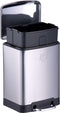 Dirt Devil Pedaalemmer 6 Liter - Prullenbak Badkamer - RVS - Zilver