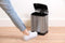 Dirt Devil Pedaalemmer 6 Liter - Prullenbak Badkamer - RVS - Zilver
