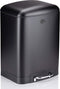 Dirt Devil Pedaalemmer 6 Liter - Prullenbak Badkamer - RVS - Zwart