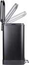 Dirt Devil Pedaalemmer - Prullenbak Afvalscheiding - 2x 12L - Zwart